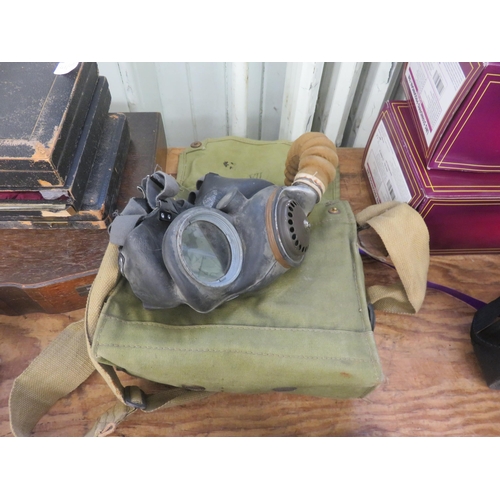 335 - WWII Army Issue Gas Mask with Bag