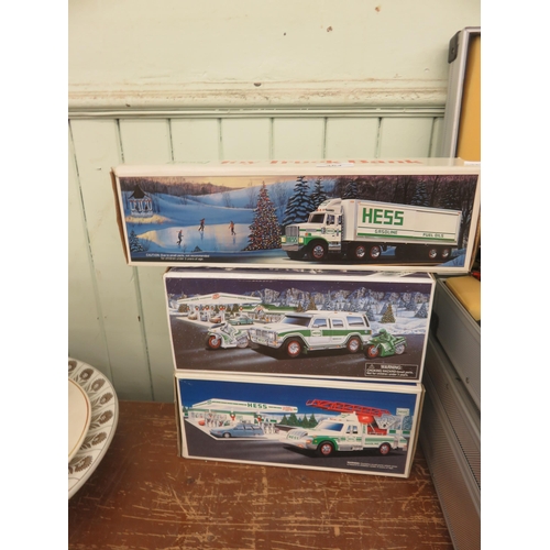 364 - Three Hess Model Trucks