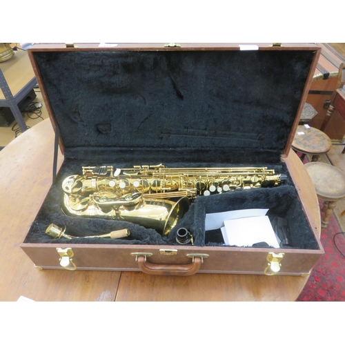 414 - Artemis Alto Saxophone in fitted case