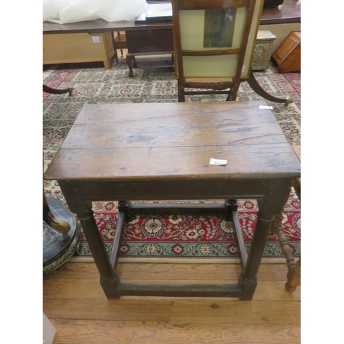 463 - Antique Oak Occasional Table