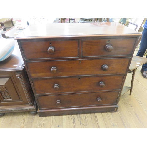 468 - Mahogany Chest of three long and two short drawers