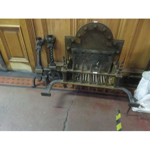 495 - Thistle Front, Cast Iron Fire Grate