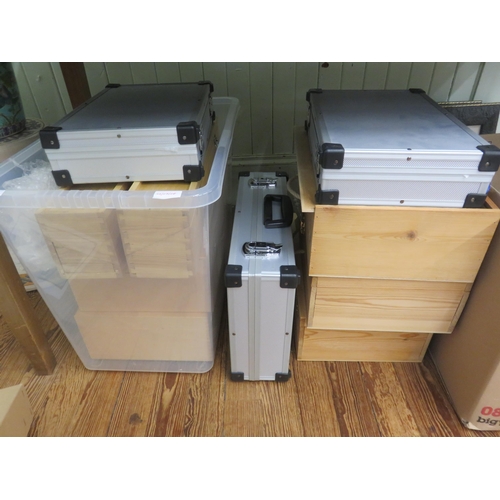 303 - Several cases and boxes