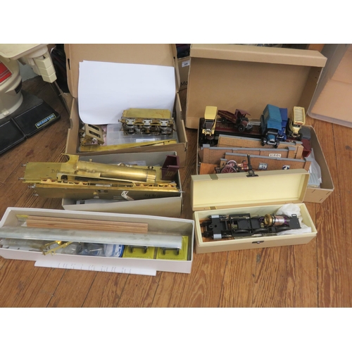 303A - Railway Engine and Model Railway parts and assorted toy vehicles.