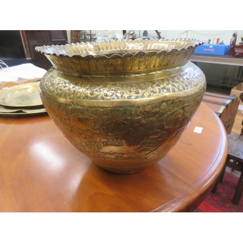 419A - Indian Brass Pot 