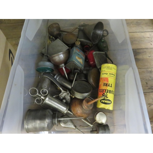 145 - Quantity of Vintage Lubricating and Oil Dispenser Tools