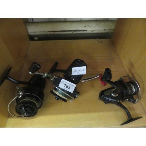 183 - Three Fishing Reels