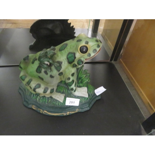 201 - Painted Frog Door Stop