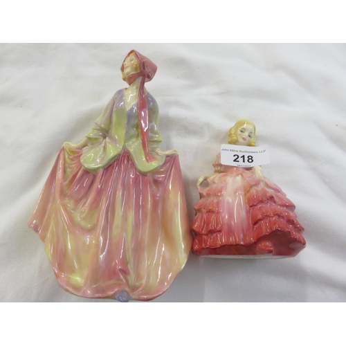 218 - Royal Doulton Figure Sweet Anne and Royal Doulton Figure Rose