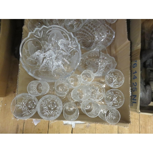 255 - Box of Crystal Glasses