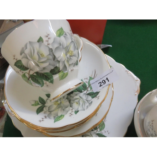 291 - Six piece Royal Stafford Tea Set and Boxed Bunnykins