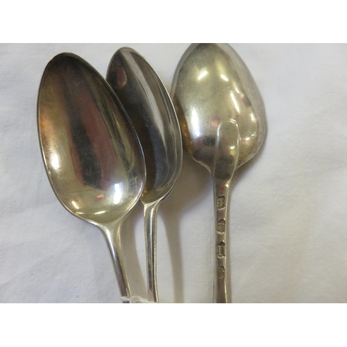 71 - Three Silver Dessert Spoons