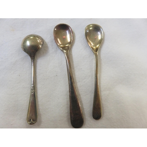 96 - Three small Silver Spoons