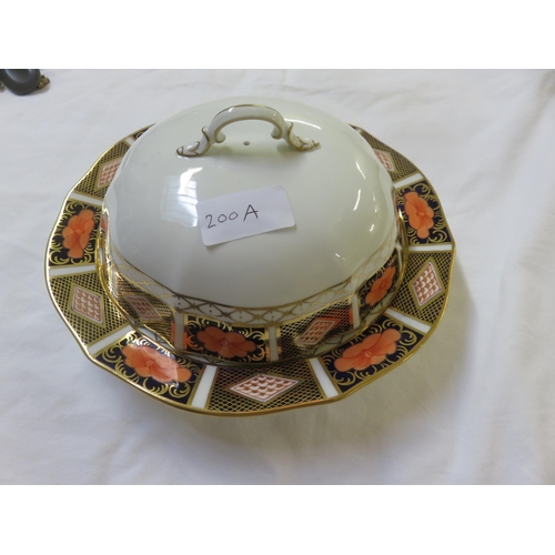 200A - Royal Crown Derby Muffin Dish