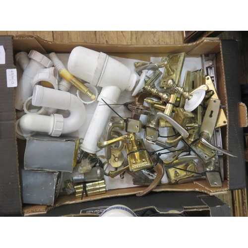 410A - Job Lot of Brass and Other Door Furniture and Fittings and Some Plumbing Equipment