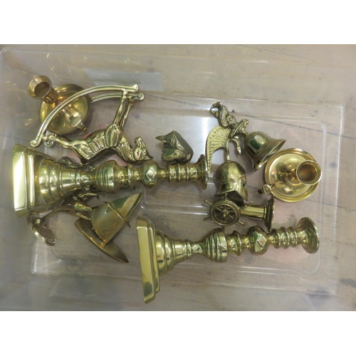 257 - Small lot of Brass Ware