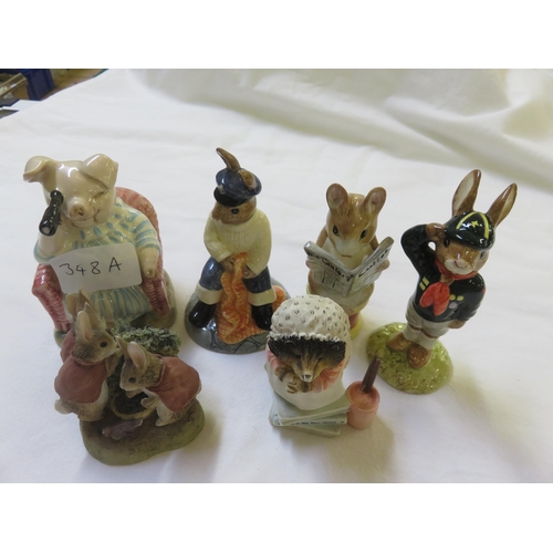 348A - Six Beatrix Potter Animals