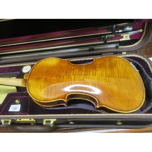 139 - Cased Violin