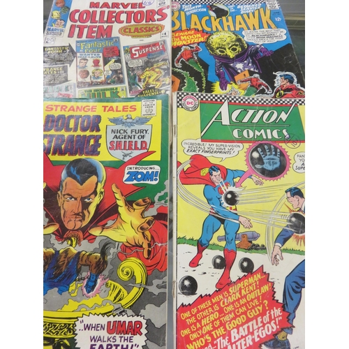 151 - Box with American 1960's Comics, Doctor Strange, Superboy etc, 36 in Total