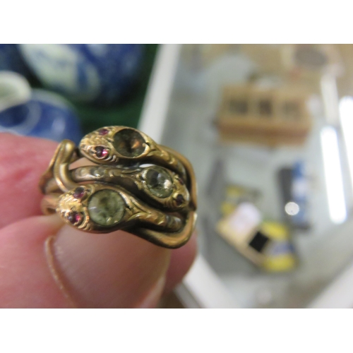 88 - Boxed Snake Dress Ring