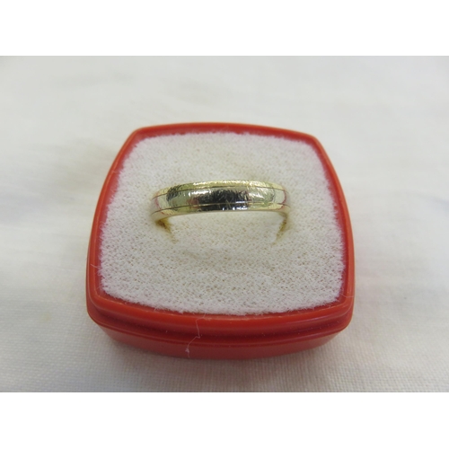 145 - 9ct. Gold Wedding Band, 3.5 grams