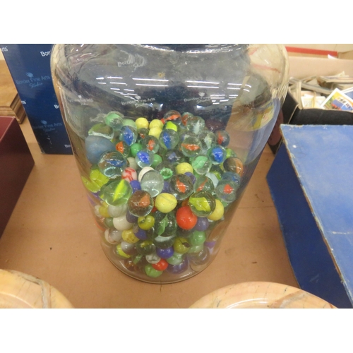 177 - Jar with Mixed Marbles