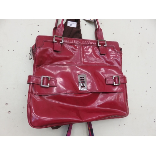 231 - Mulberry Pink Leather Handbag