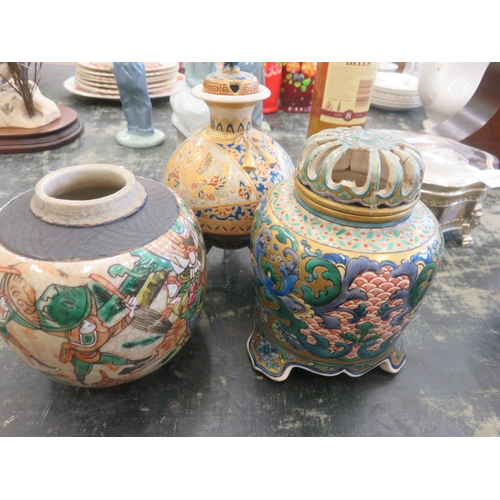 258 - Three Oriental Pots