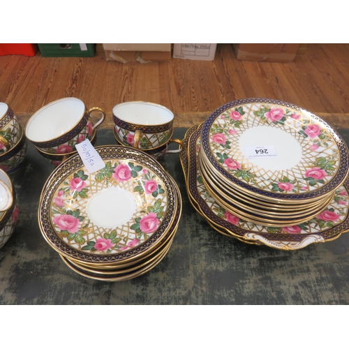 264 - Part Ainsley Eight Piece Tea Set