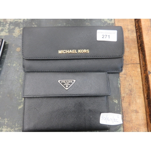 271 - Michael Kors and Prada Wallets