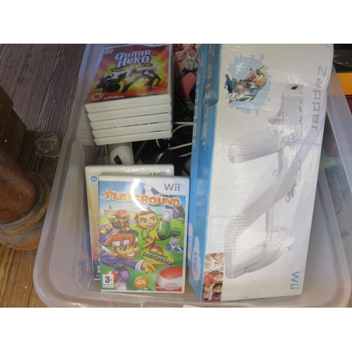 297 - Box Wii and two boxes of toys