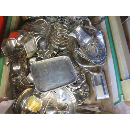 342 - Large lot of Plated Ware