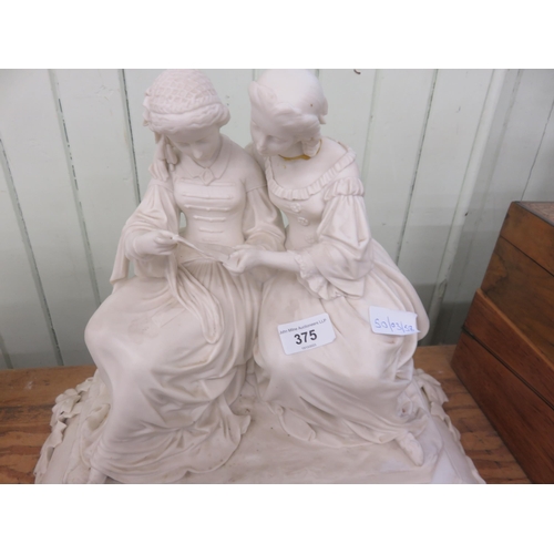 375 - Parian Style Figure Group