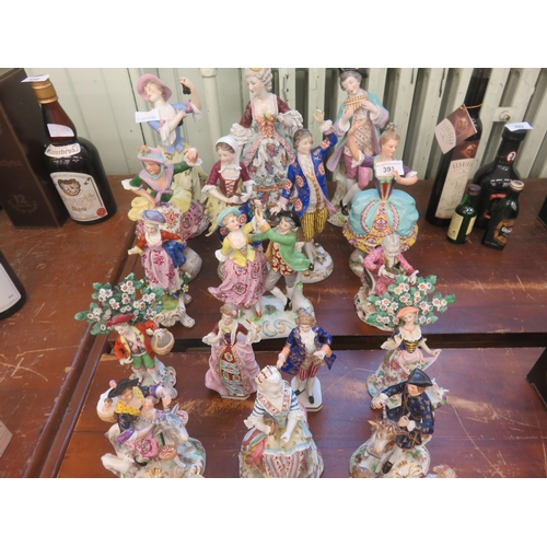 393 - Large Quantity of Various Continental Figures