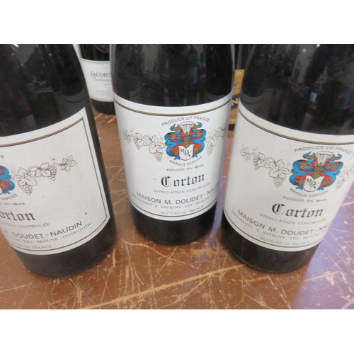 402 - Three Bottles, Corton, Vintage 1962