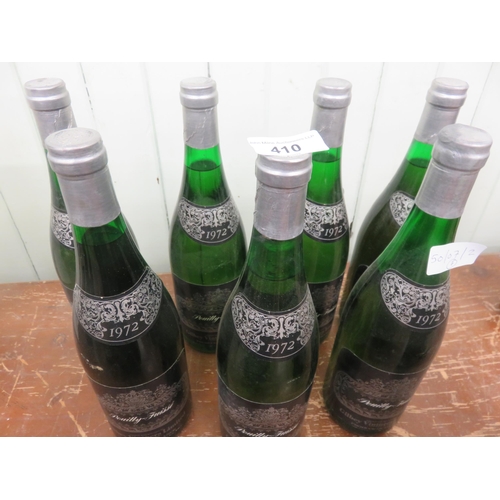 410 - Seven Bottles of Pouilly Fuisse 1972 White Wine