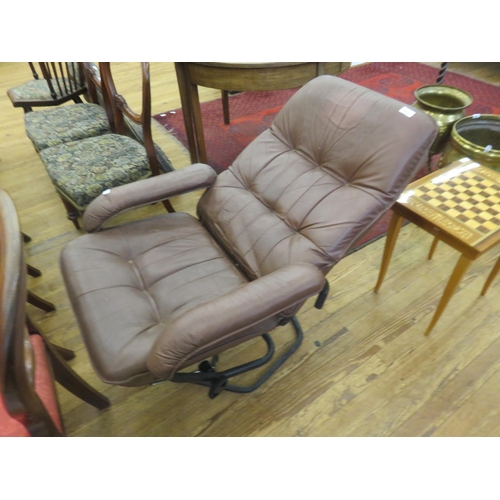 482 - Leather Reclining Chair