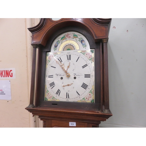 514 - Long Cased Clock by W. Scott of Dundee