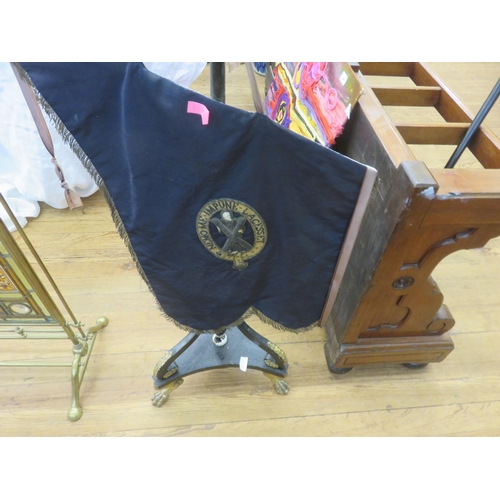 519 - Scottish Heraldic Banner on stand