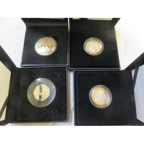 107 - Eight boxed Proof Coins