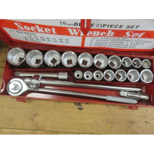 169 - Boxed Socket Wrench Set 19mm - 50mm