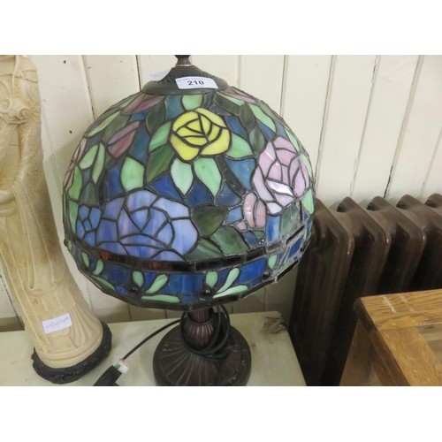 210 - Tiffany style Lamp