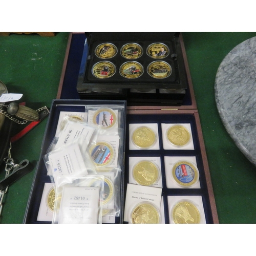 243 - Three Plated Coin Sets