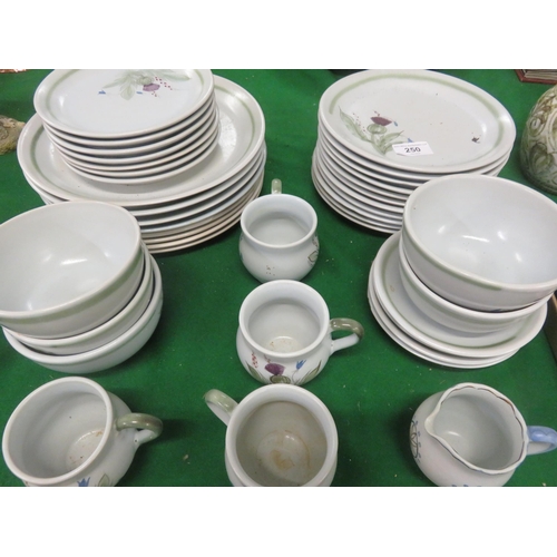 250 - Quantity of Buchan Tea and Dinner are with thistle pattern