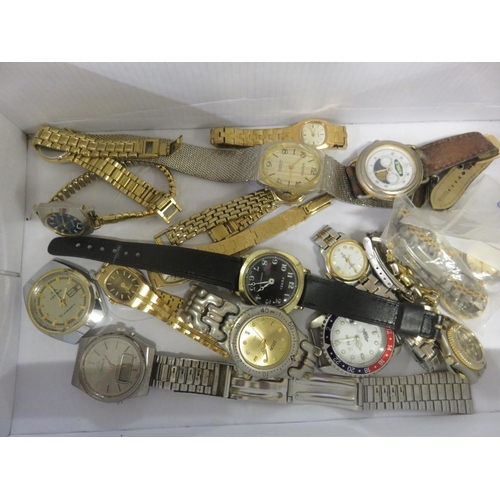 254 - Box of Assorted Wrist Watches