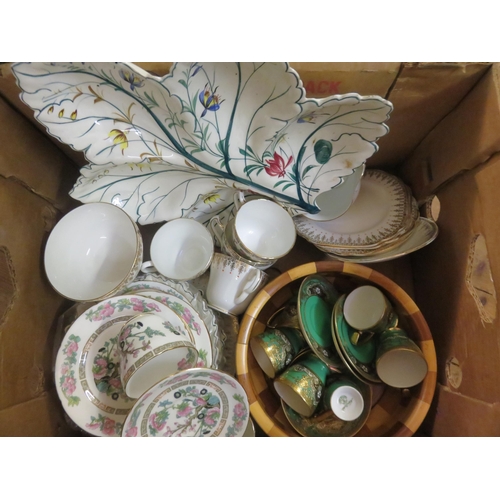 270 - Boxes of Mixed Teaware - Noritake, Grafton, Stanley