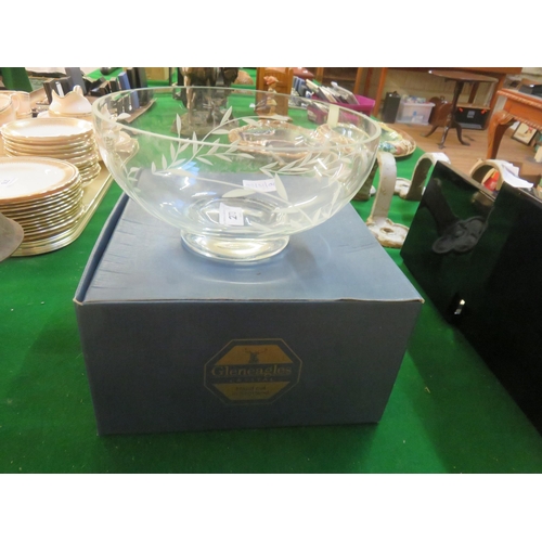 273 - Boxed Gleneagles Crystal Bowl