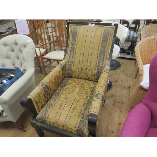 411 - Victorian Upholstered Armchair