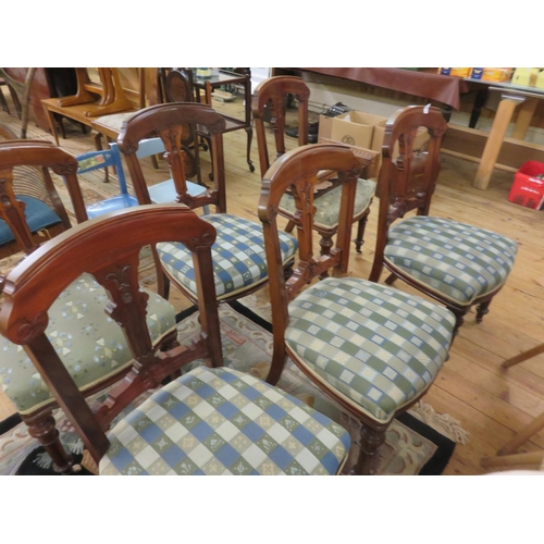 419 - Six Mahogany Framed Dining Chairs