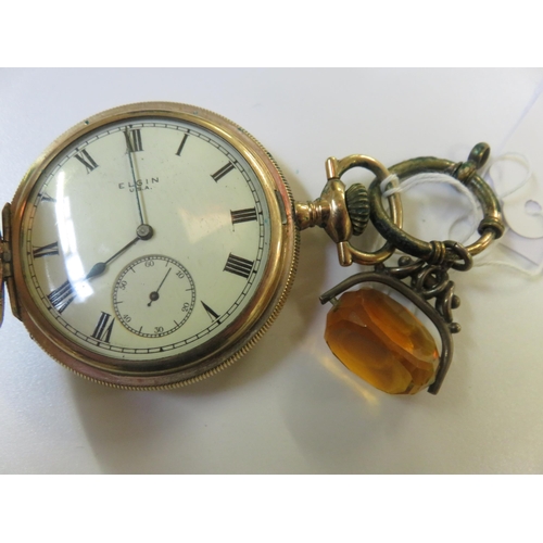 78 - Elgin Gilt Cased Pocket Watch